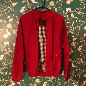 Red Bomber Jacket